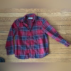 abercrombie kids Plaid Button Down Shirt - Size 7 / 8